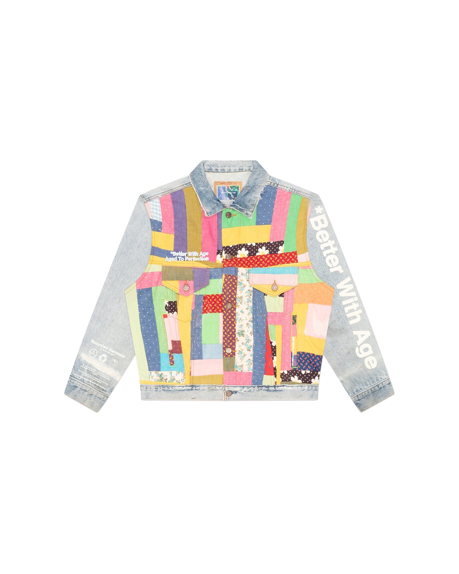 Better With Age Brenda Blanket Denim Jacket