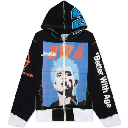 Better With Age Halifax Reconstructed Zip Hoodie